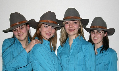 Dievčenská country skupina Kamienok, február 2005